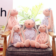 Long Ear Rabbit Plush Toys Baby Sleep Comfort Dolls -  Peekaboo Paradise