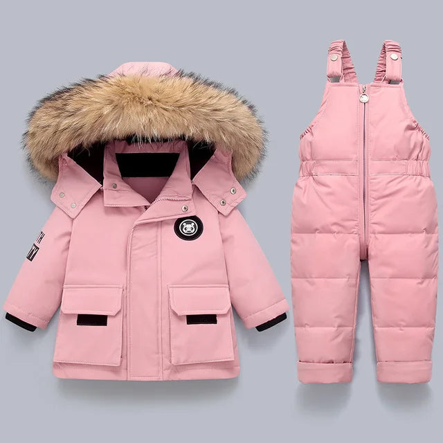 Children Clothing Set Baby Winter Warm Down Jackets -  Peekaboo Paradise