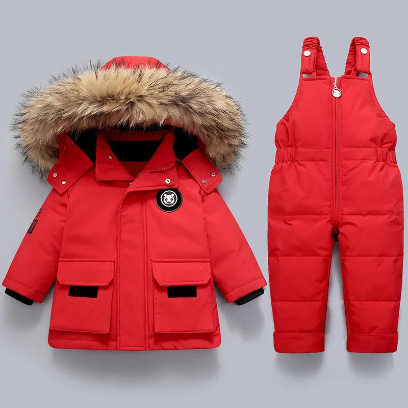 Children Clothing Set Baby Winter Warm Down Jackets -  Peekaboo Paradise