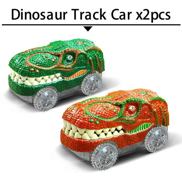 Magic Climbing electric dinosaur car Track Railway Toy -  Peekaboo Paradise