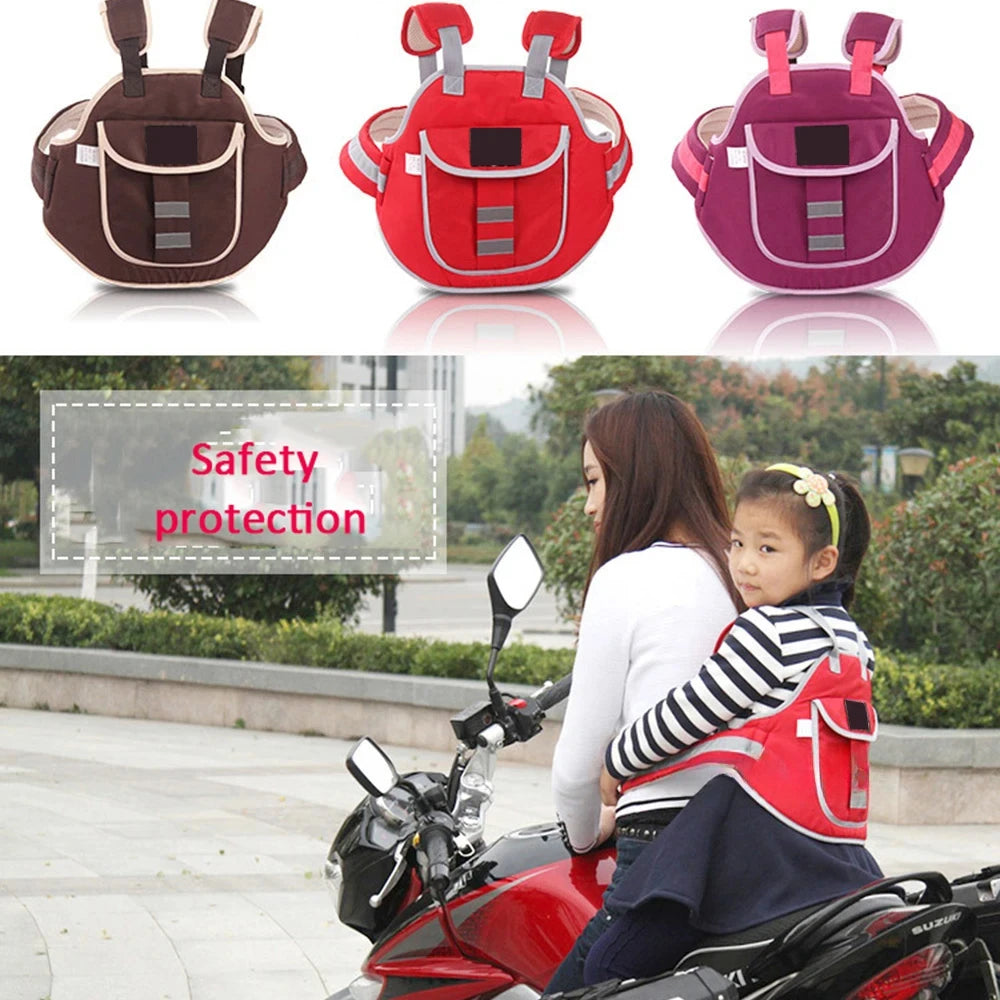Motorcycle Adjustable Safety Belt for Children Kids -  Peekaboo Paradise