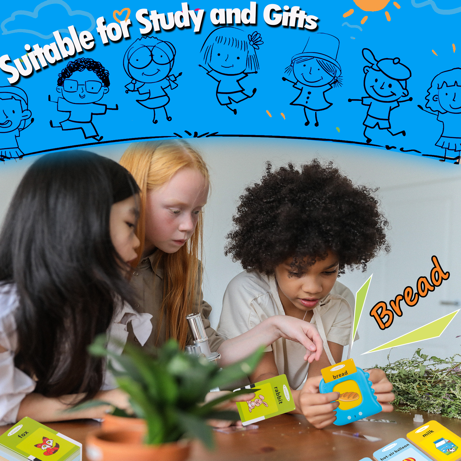 Educational Preschool Toddler Flash Cards Learning Toys
